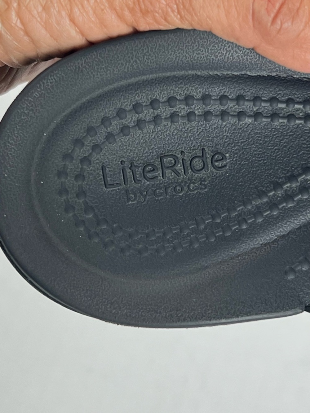 CROCS Black Double-Strap Platform Slide Sandals - Women - Picture 8 of 12